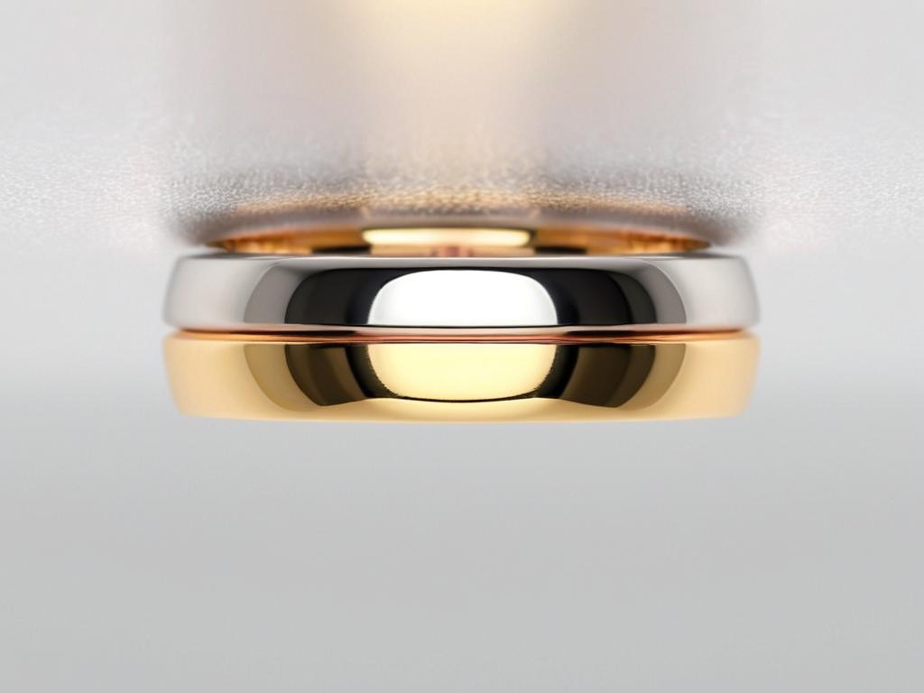 Argollas Bi Gold & Silver