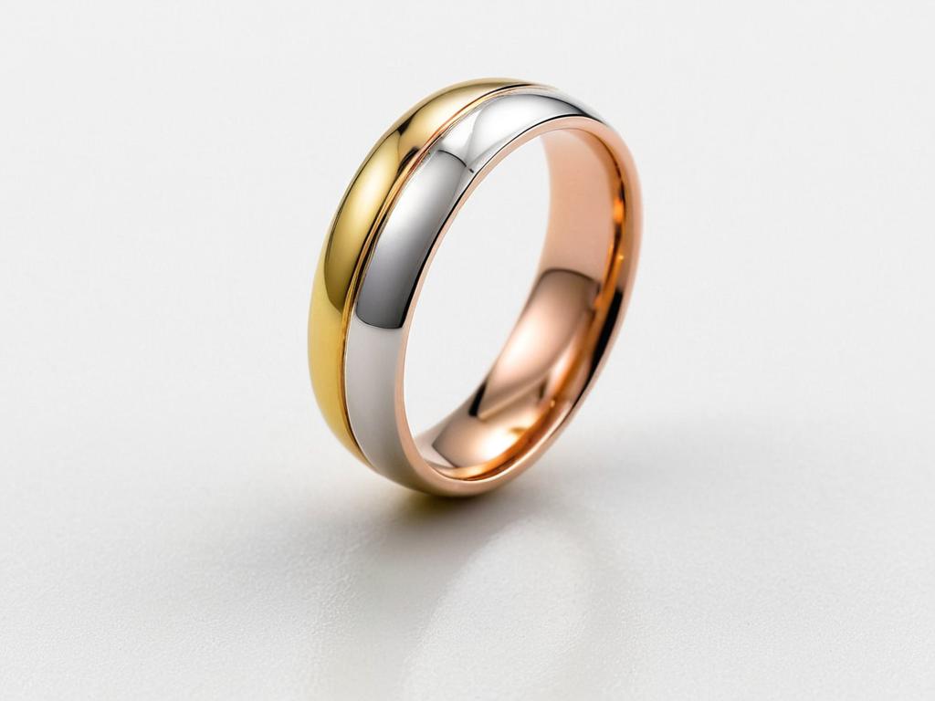 Argollas Bi Gold & Silver