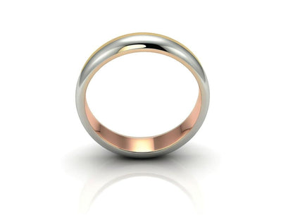 Argollas Bi Gold & Silver